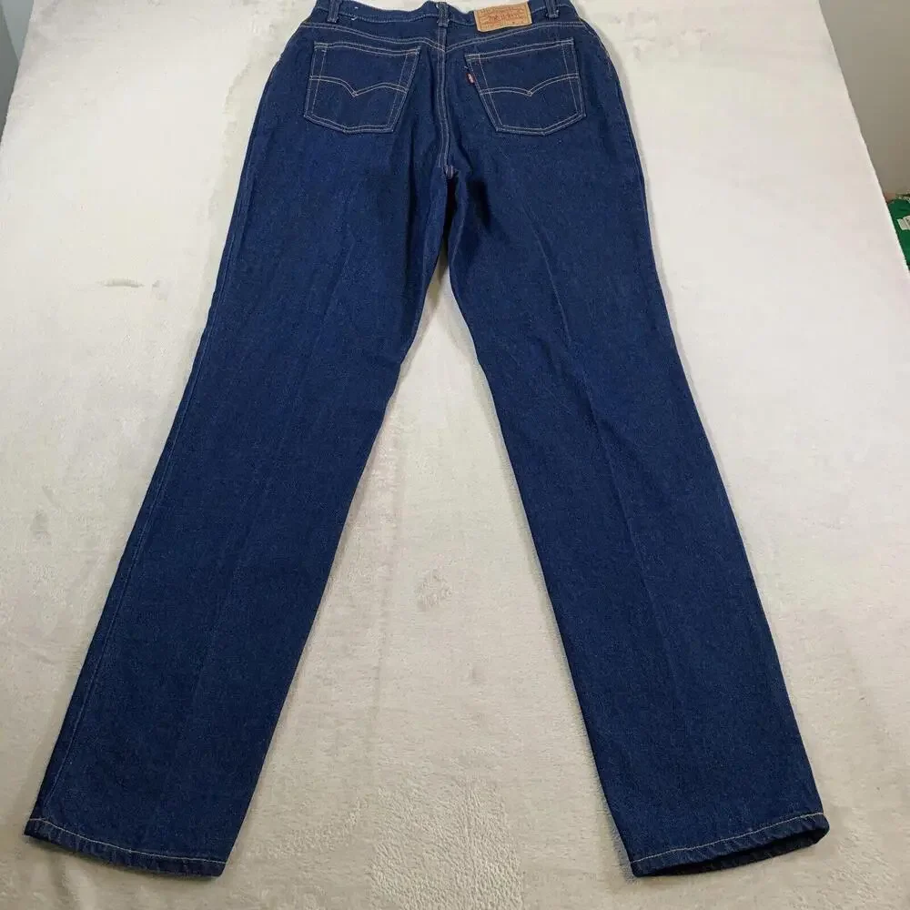 Levi’s 18505-0214 Jeans 30x36‎ Blue Vintage 80s High Rise Straight Leg Dark Wash